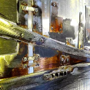 Tableau NY industriel, 160 x 60 x 4 cm