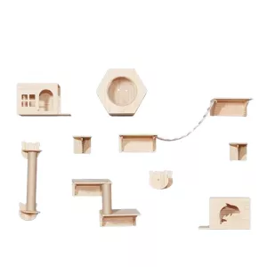 Árbol mural para gatos