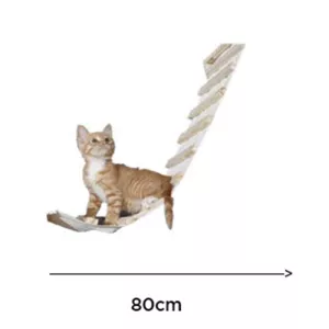 Wall-mounted cat tree