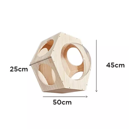 Wall-mounted cat tree