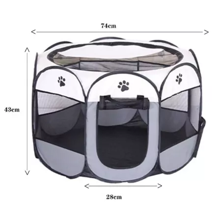 Foldable shelter for cats and small dogs