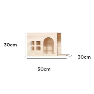 Solid wood cat tree - Elegant design for playing and relaxing