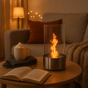 Lutèce organic ethanol fireplace