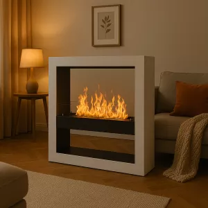 XXL ethanol fireplace Calgari, 80 cm burner