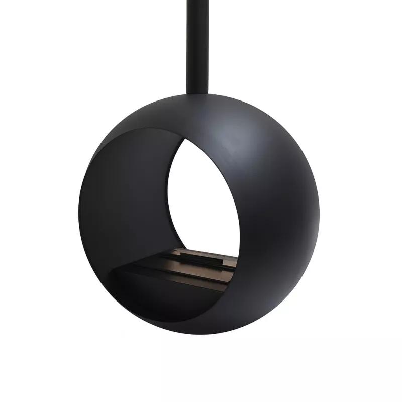 Cheminée éthanol Cento suspendue – Design rond 3 kW