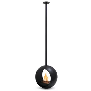 Cheminée éthanol Cento suspendue – Design rond 3 kW