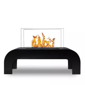 Lounge floor-standing ethanol fireplace