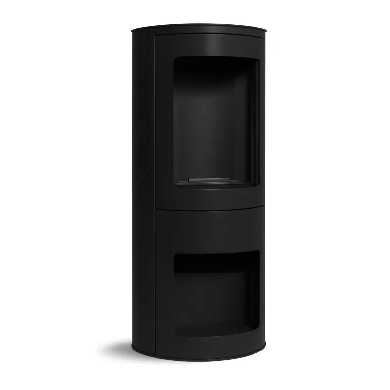 Caminetto Tokyo a libera installazione Colore Nero