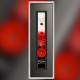 Peinture abstraite rouge