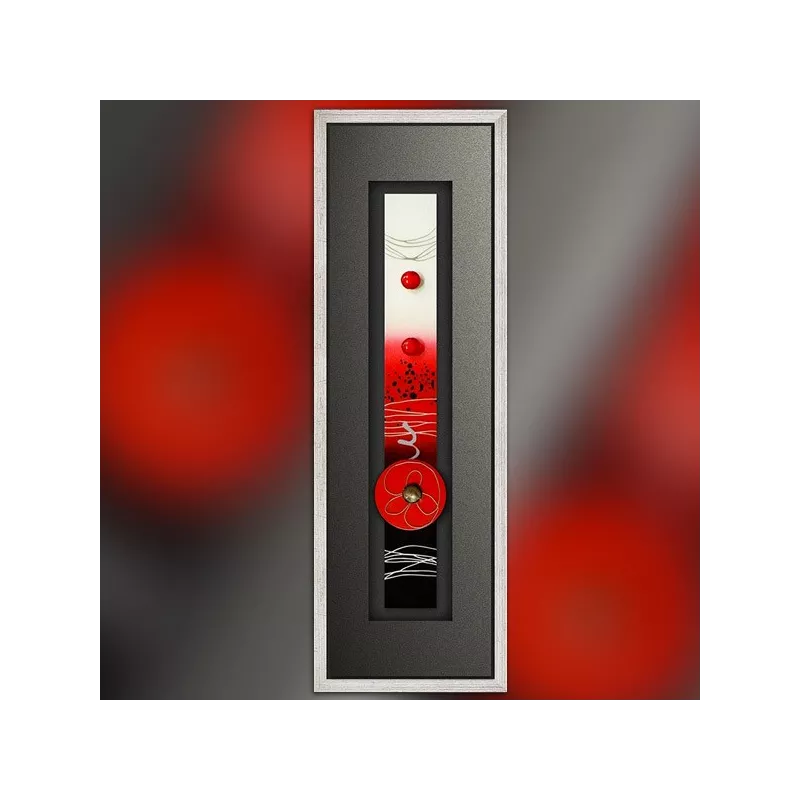 Abstraktes Gemälde rot : Wikao, Design und Haus