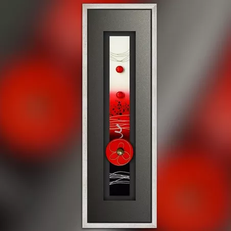 Abstraktes Gemälde rot : Wikao, Design und Haus