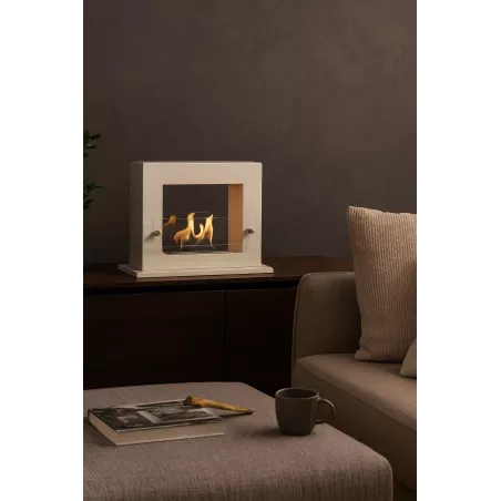 Cheminée à poser Zenith Smart Couleur Blanc
