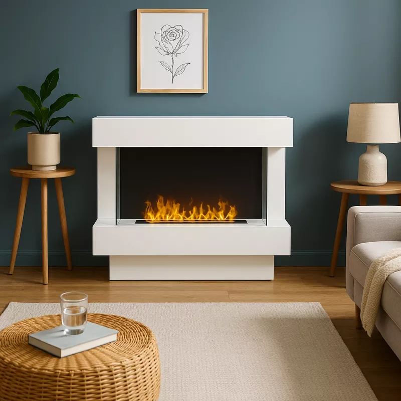 Gran chimenea independiente Prestige Color Blanco