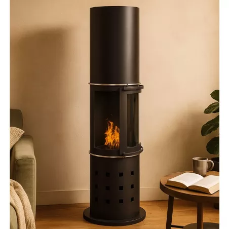 Fogão a etanol Sanremo Cor Preto