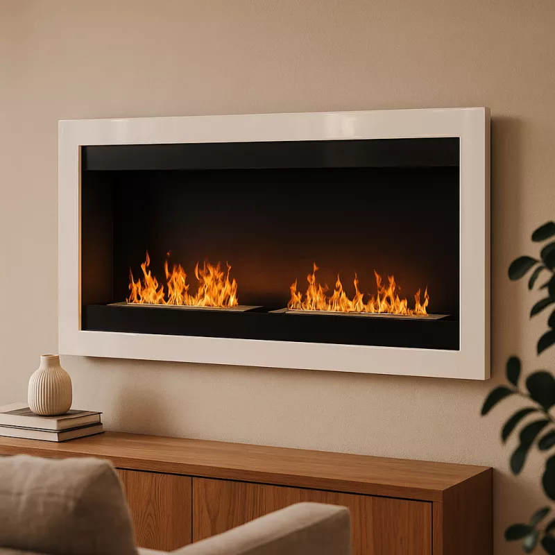 Ethanol fireplace SevenFire XL 4 burners Colour White Size 2 burners