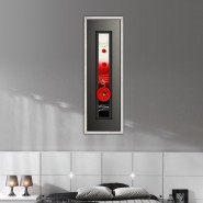 Peinture abstraite rouge