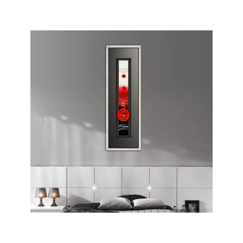 Abstraktes Gemälde rot : Wikao, Design und Haus