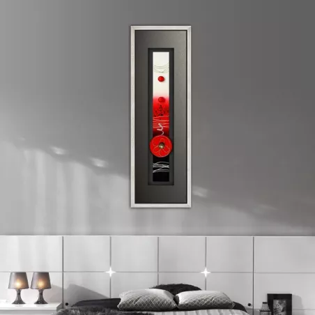 Abstraktes Gemälde rot : Wikao, Design und Haus