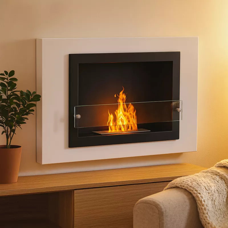 Oxford bio fireplace Colour White