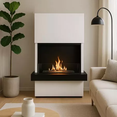 Rimini XXL ethanol fireplace - 5 kW | Modern design