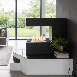 RomaneGran chimenea de etanol , 100 x 90 x 35 cm