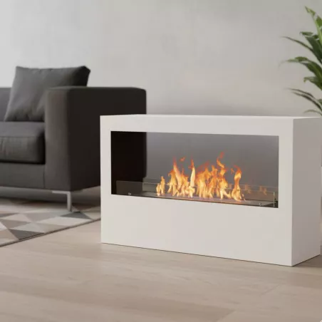 Haard XXL andromède, brander 80 cm Kleur Wit