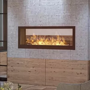 VERRA XL inbyggd öppen spis