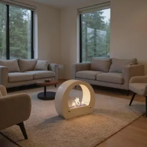 Onyx ethanol fireplace, vintage model