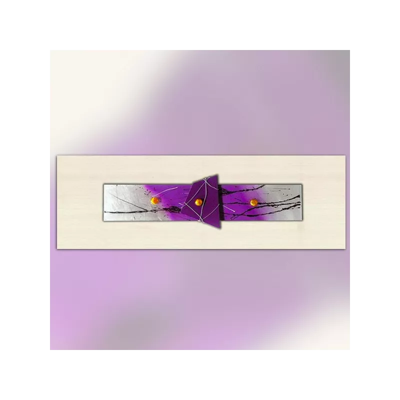 pintura abstrata roxa : Wikao casa e design