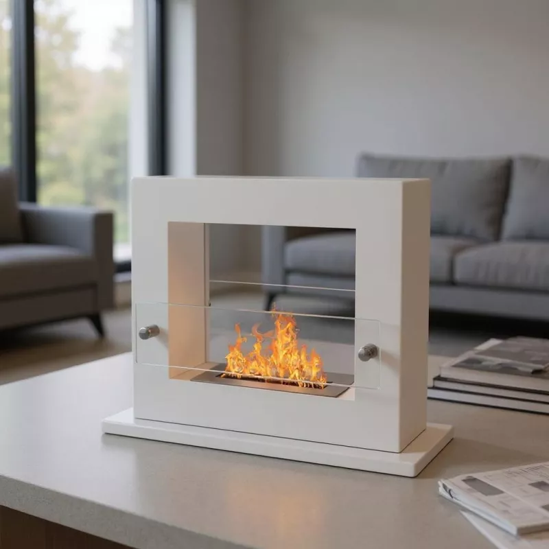 Chimenea independiente Zenith Smart Color Blanco