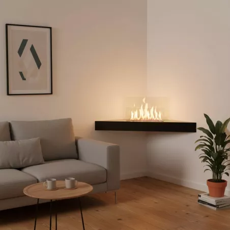 Hoekhaard Anglo, 110 x 30 x 9,5 cm Kleur Geborsteld roestvrij staal