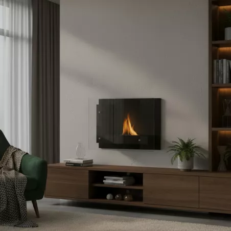 Stilren etanolspis Brisbane, 2700 watt Färg Svart