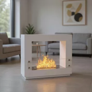 Lareira orgânica de chão Zenith