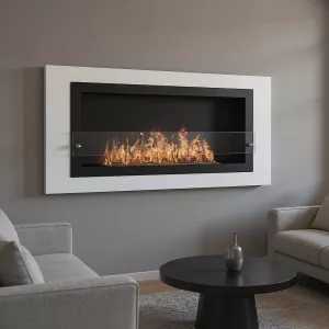 Cheminée éthanol murale Oxford XL | Wikao