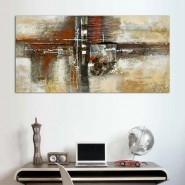 Toile contemporaine style industriel
