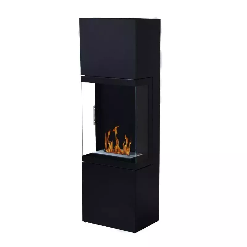 Cheminée éthanol Avellino Ouverture Ouverture vers la droite