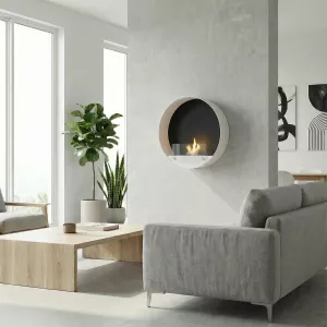 Chimenea de etanol redonda Hublo