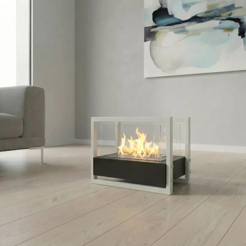 Caminetto a etanolo a libera installazione Arona Colore Nero