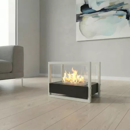 Caminetto a etanolo a libera installazione Arona Colore Nero