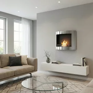 Lareira mural biológica Sotchi 2 kW