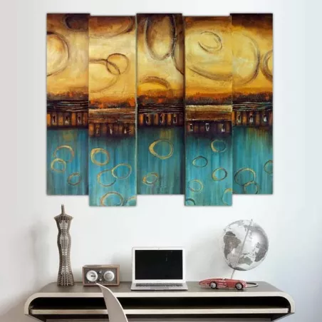 Tableau design en relief 3D, 85 x 100 cm