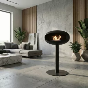 Scala - Cheminée éthanol sur pied