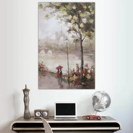 Pöytäkuva kävelykadulta Pariisissa, 120 x 80 cm