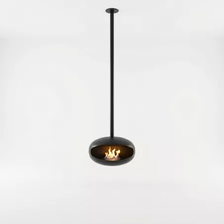 Centonova hangende ethanol haard - Aan één kant gesloten Hoogte H. 200 cm - Tube 160 cm