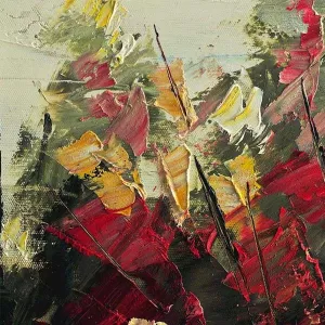 Pöytäkuva kävelykadulta Pariisissa, 120 x 80 cm