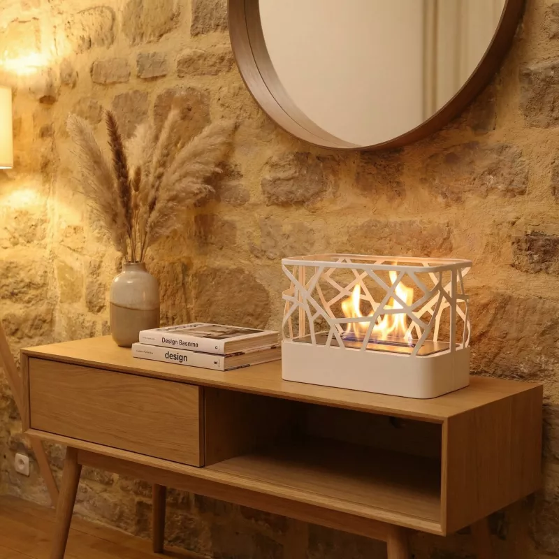 Etnica ethanol tafelkachel Kleur Wit