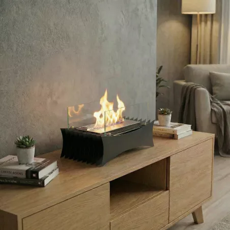 Toscane, 3kW vrijstaande haard. Kleur Zwart