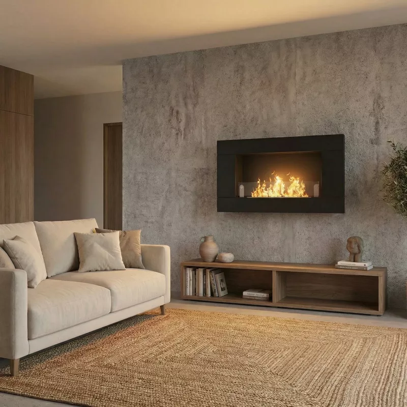 Calvi organisk väggspis Färg Svart