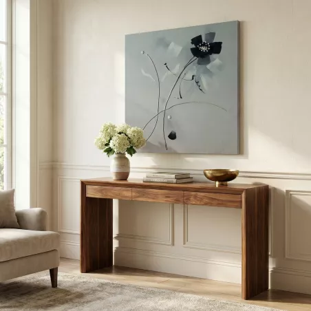 Kalligrafi blomma målning