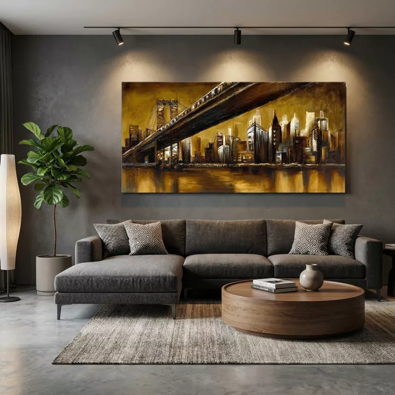 Schilderij Brooklyn 152 x 76 cm